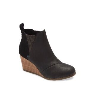 Toms Kelsie Wedge Bootie